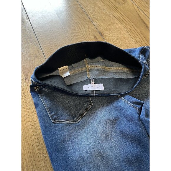 Risen Jeans Dark‎ High Rise Straight Leg Size Medium Classic City Mom Casual - Picture 11 of 12